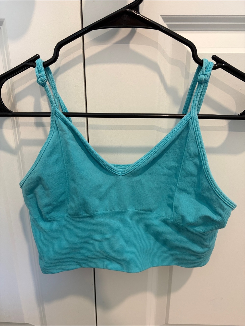 ALO Yoga Ribbed Sports Bralette - Teal